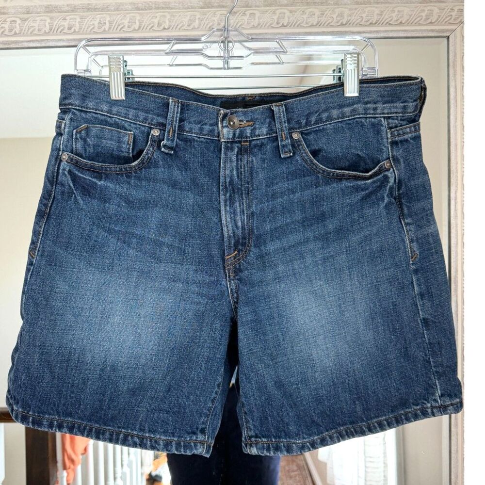 Classic Calvin Klein Denim Shorts, Medium Wash, High Rise, Mom Shorts, Size 10 - Picture 2 of 6